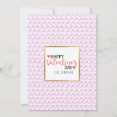 Ik hou van je om Valentijnsdagen te gooien. Kaart (Achterkant)