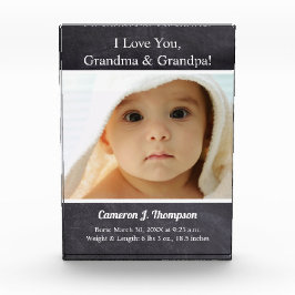 Ik hou van je, oma en opa Baby Foto