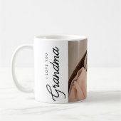 Ik hou van je oma Foto van kind Koffiemok (Links)