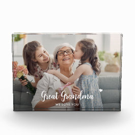 Ik hou van je oma Modern Script Fotoblokken