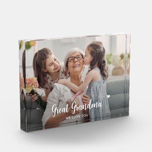 Ik hou van je oma Modern Script Fotoblokken (Links)