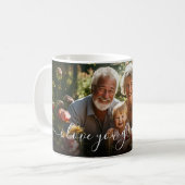 Ik hou van je oma mooie foto sjabloon tekst koffiemok (Voorkant links)