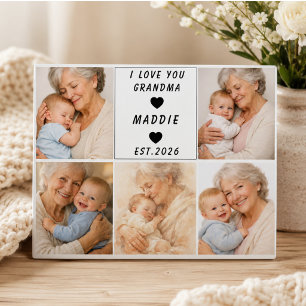Ik hou van je oma Oma- en Opa-dag Fotoplaat