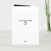 Ik hou van je oma zwart-wit met foto's kaart (Achterkant)