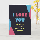 Ik hou van je, ondanks je politieke standpunten, g kaart (Gele Bloem)