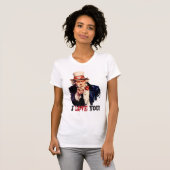 Ik hou van je - oom Sam Style Valentijn T-shirt (Voorkant volledig)