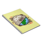 Ik hou van je op de maan en achter - notebook notitieboek (Rechterzijde)