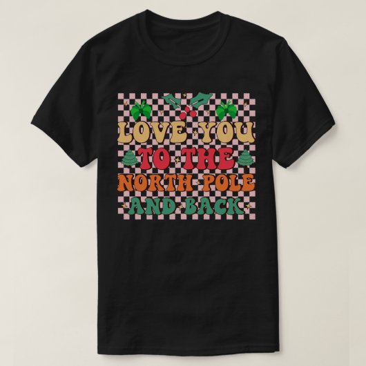 Ik hou van je op de Noordpool T-shirt (Design voorkant)