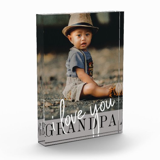 Ik hou van je opa aangepaste foto (Links)