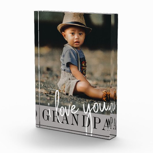 Ik hou van je opa aangepaste foto (Rechts)