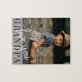 Ik hou van je opa aangepaste foto legpuzzel (Horizontaal)