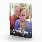 Ik hou van je opa aangepaste verticale foto (Rechts)