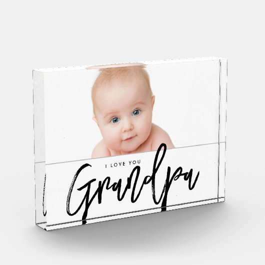 Ik hou van je Opa kleinkind foto (Links)