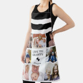 Ik hou van je, opa | Modern Collage Photo Schort (Insitu)