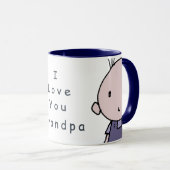 Ik hou van je opa Mok (Voorkant rechts)