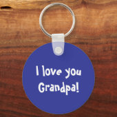 Ik hou van je opa sleutelhanger (Voorkant)