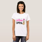 Ik hou van je Oppa Heart Sign T-shirt (Voorkant volledig)