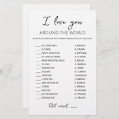 Ik hou van je over de hele wereld met Answers (Voorkant / Achterkant)