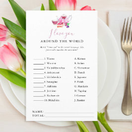 Ik hou van je over de hele wereld Vrijgezellenfees