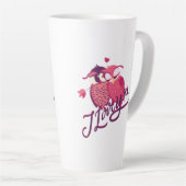 Ik hou van je paarse sweatshirt Coffee Mok (Rechterhoek)