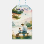 Ik hou van je, pap cadeaulabel (Voorkant)