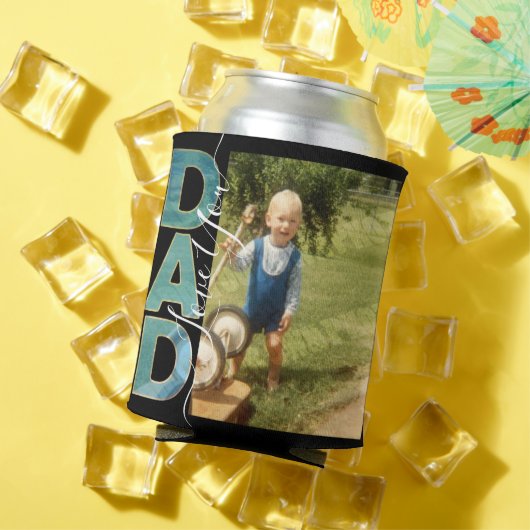 Ik hou van je pap één foto blikjeskoeler (Insitu Zomer)
