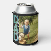 Ik hou van je pap één foto blikjeskoeler (Blikje Achterkant)