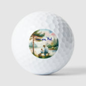 Ik hou van je, pap golfballen (Voorkant)