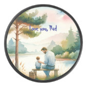 Ik hou van je, pap hockey puck (Voorkant)