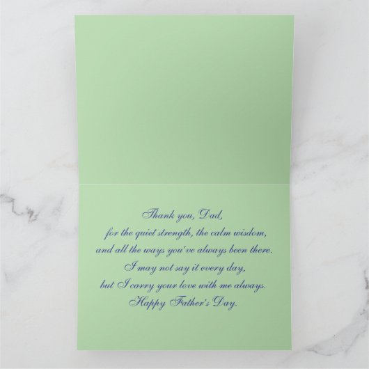 Ik hou van je, pap kaart (Binnen)