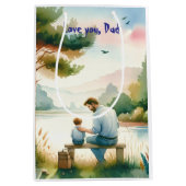 Ik hou van je, pap medium cadeauzakje (Voorkant)