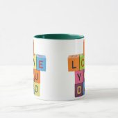 Ik hou van je pap Mok (Midden)