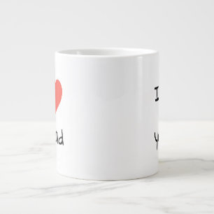 Ik hou van je, pap Red Heart Grote Koffiekop