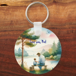 Ik hou van je, pap sleutelhanger