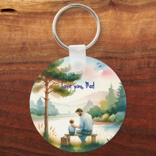 Ik hou van je, pap sleutelhanger (Voorkant)