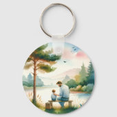 Ik hou van je, pap sleutelhanger (Achterkant)