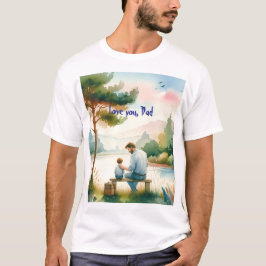 Ik hou van je, pap t-shirt