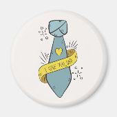 Ik hou van je pap Vaderdag | Magneet (Voorkant)