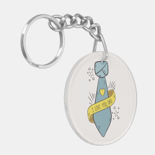 Ik hou van je pap Vaderdag | SLEUTELHANGER (Voorkant Links)