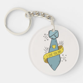 Ik hou van je pap Vaderdag | SLEUTELHANGER