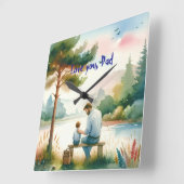 Ik hou van je, pap vierkante klok (Hoek)