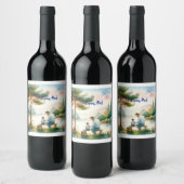 Ik hou van je, pap wijn etiket (Flessen)