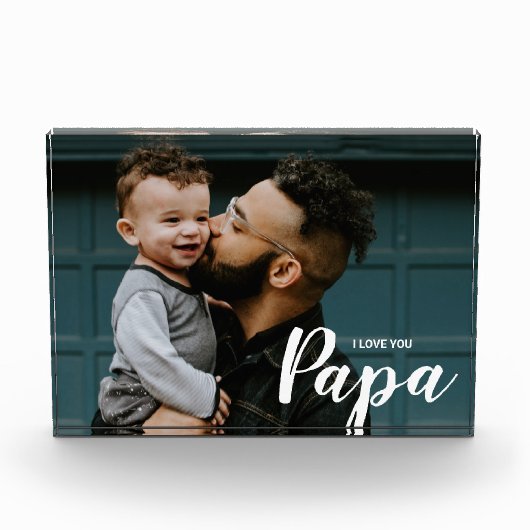 Ik hou van je papa aangepaste foto (Voorkant)