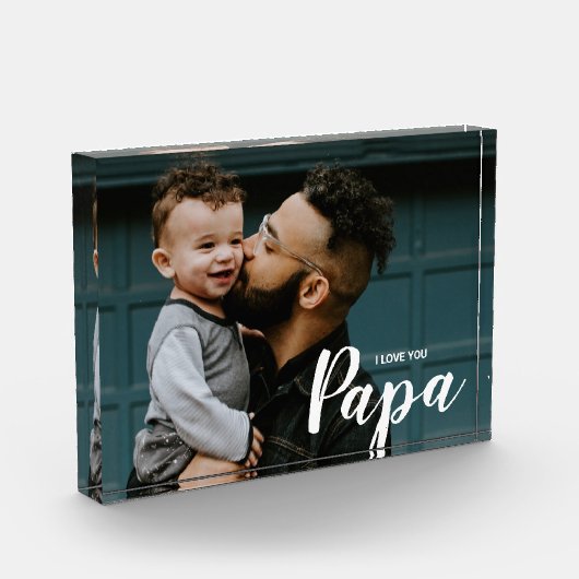 Ik hou van je papa aangepaste foto (Links)