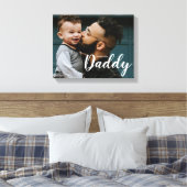 Ik hou van je papa Aangepaste foto Canvas Afdruk (Insitu (Slaapkamer))