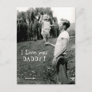 Ik hou van je papa briefkaart
