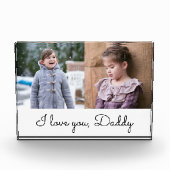 Ik hou van je papa / collage fotoblokken (Voorkant)