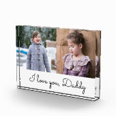 Ik hou van je papa / collage fotoblokken (Rechts)