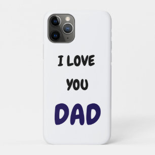 Ik hou van je papa Elegant en modern Case-Mate iPhone Case