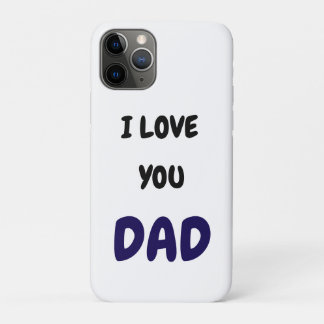 Ik hou van je papa Elegant en modern  Case-Mate iPhone Case